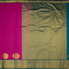 Art Silk Magenta Pink Zari Worked Saree