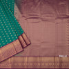 Art Silk Green Zari Worked Saree