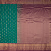 Art Silk Green Zari Worked Saree