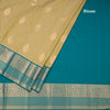 Art Silk Olive Green Zari Worked Saree