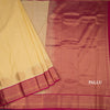 Art Silk Sandal Zari Worked Saree