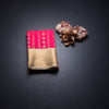 Art Silk Rose Pink Zari Worked Saree 02