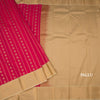 Art Silk Rose Pink Zari Worked Saree 02