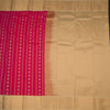 Art Silk Dark Pink Zari Worked Saree 03