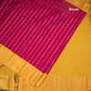 Art Silk Dark Pink Zari Worked Saree 04