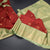 Art Silk Brick Red Zari Worked Saree