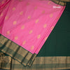 Art Silk Taffy Pink Zari Worked Saree