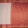 Art Silk Cream Zari Worked Saree