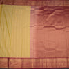 Art Silk Pastel Yellow Zari Worked Saree