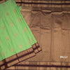 Art Silk Light Green Zari Worked Saree