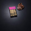 Art Silk Taffy Pink Zari Worked Saree 02