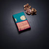 Art Silk Reddish Pink Zari Worked Saree