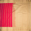 Art Silk Reddish Pink Zari Worked Saree