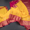 Art Silk Indigo Blue Zari Worked Saree