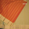 Art Silk Red Zari Worked Saree 04