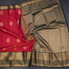 Art Silk Shot Colour Zari Worked Saree 07