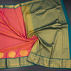 Art Silk Dark Blue Zari Worked Saree