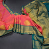 Art Silk Dark Blue Zari Worked Saree
