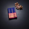 Art Silk Royal Blue Zari Worked Saree 03