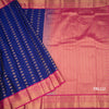 Art Silk Royal Blue Zari Worked Saree 03