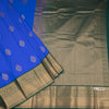 Art Silk Dark Green Zari Worked Saree 05