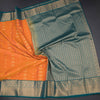 Art Silk Shot Colour Zari Worked Saree 08