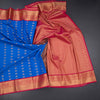 Art Silk Royal Blue Zari Worked Saree 04