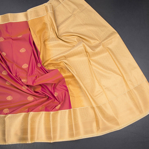 Art Silk Shot Colour Zari Worked Saree 09