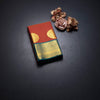 Art Silk Rust Orange Zari Worked Saree 02