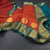 Art Silk Rust Orange Zari Worked Saree 02