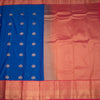 Art Silk Peach Zari Worked Saree 06
