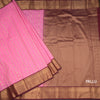 Art Silk Rose Pink Zari Worked Saree 05