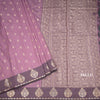 Raw Silk Onion Pink Zari Worked Saree