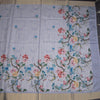Semi Raw Silk Grey Printed Saree In Tree Design