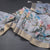 Semi Raw Silk Grey Printed Saree In Tree Design