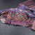 Raw Silk Purple Zari Stripes Saree With Animal Design