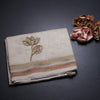 Semi Linen Pista Green Thread Work Saree 02