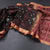 Raw Silk Black Printed Saree 02
