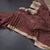 Raw Silk Maroon Checks With Printed Saree