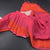 Raw Silk Reddish Pink Zari Checked Saree