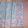 Raw Silk Multi Colour Floral Printed Saree 03
