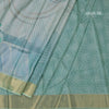 Raw Silk Green Floral Printed Saree