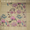 Raw Silk Yellow Floral Printed Saree