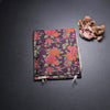 Pure Tussar Purple Floral Printed Saree