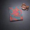 Pure Tussar Blue Floral Printed Saree 04