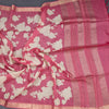 Pure Tussar Pink Printed Saree 02