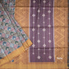 Raw Silk Multi Colour Printed Saree