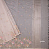 Kota Light Brown Thread Work Saree
