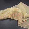 Kota Light Yellow Thread Work Saree