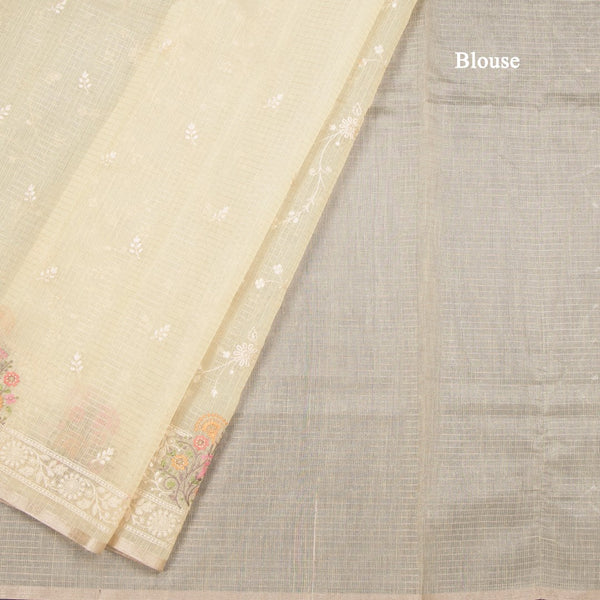 Kota Sandal Thread Work Saree